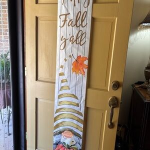 Fall Gnome Wall, door, Classroom Decor with Gold and Orange Accents